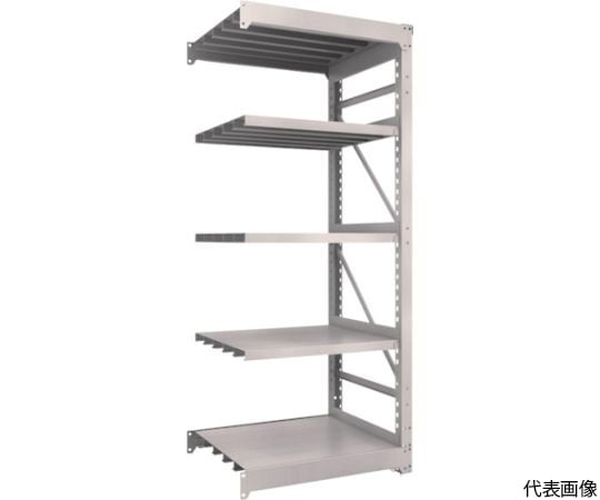M10型重量棚　900X760XH2100　5段　連結　ネオグレー