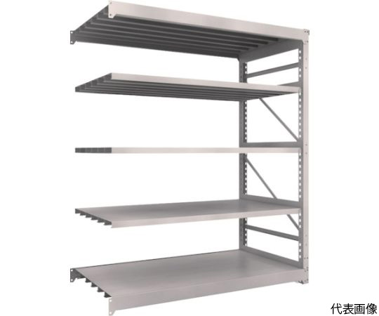 M10型重量棚　1800X900XH2100　5段　連結　ネオグレー