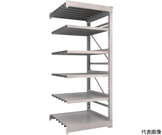 スチール製重量ボルト式棚 M10型 W900×D900×H2115 6段 連結 ネオグレー