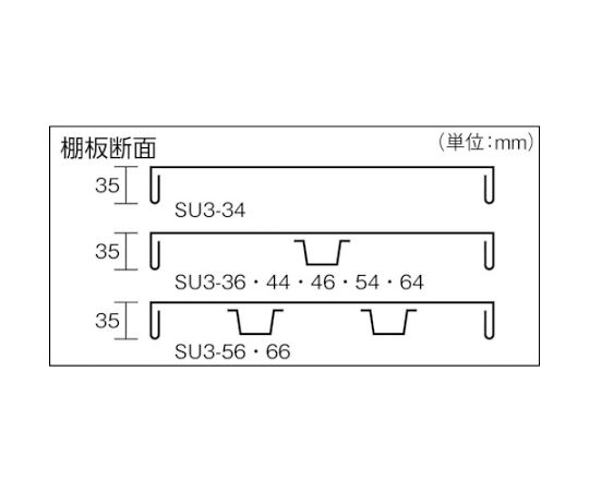 SUS304製軽量棚用棚板　1500X450　SU3-54