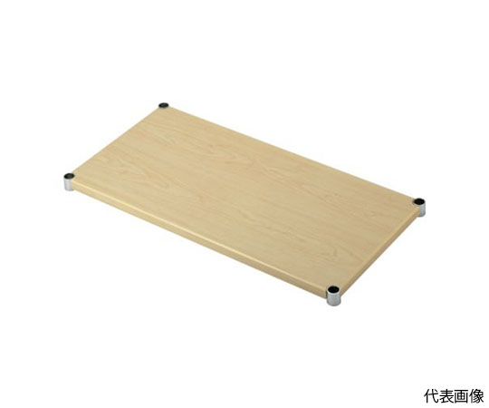 スチール製メッシュラック用木製棚板 1192X442 MEW-44S