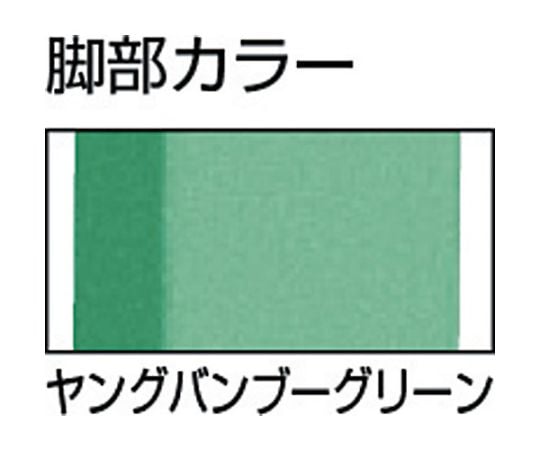 軽荷重立作業台（300kg）HAE型 900X600XH900 2段引出付 ヤンググリーン色　HAE-0960F2 YG