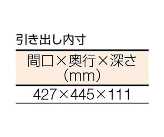 61-3069-87 CFWP型作業台 1800X750XH740 1段引出付 CFWP-1875F1 【AXEL