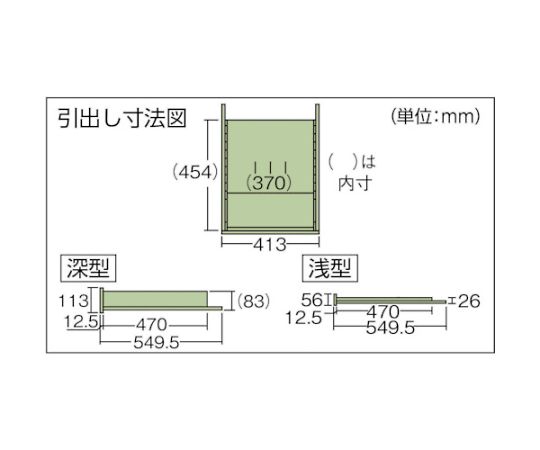 TWZ型作業台　1800X750XH740　3段・4段引出付　TWZ-1800D3D4