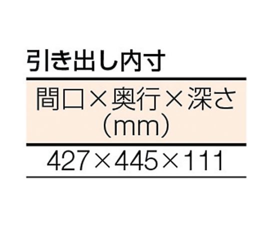 61-3073-60 RTWC型作業台 1800X750XH740 1段引出付 RTWC-1800F1 【AXEL