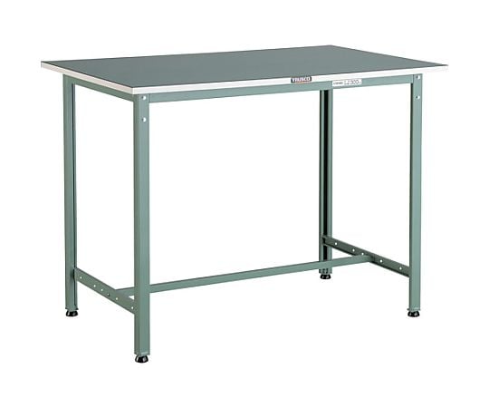 軽荷重立作業台（300kg）HAE型 900X450XH902 ビニールマット張り グリーン色