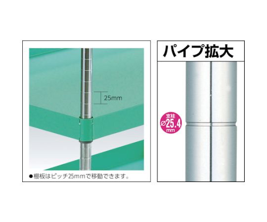 フェニックスワゴン 省音 600X400 薄型1段引出付 W色