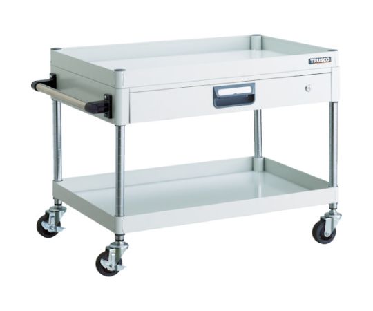 フェニックスワゴン 省音 750X500 薄型1段引出付 W色