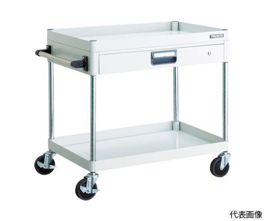 フェニックスワゴン 省音 750X500 薄型1段引出付 W色