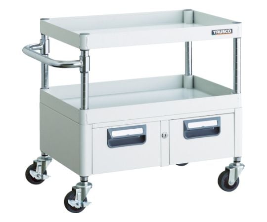 フェニックスワゴン 省音 600X400XH600 2列引出付 W色