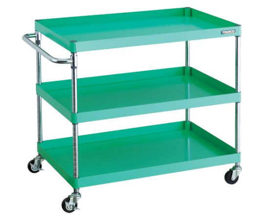 フェニックスワゴン　900X600　3段　Φ75ゴム車輪　YG色