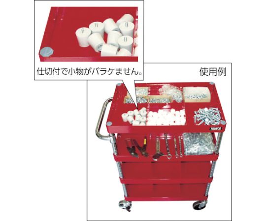 取扱を終了した商品です］フェニックスワゴン 省音 600X400 仕切板付3