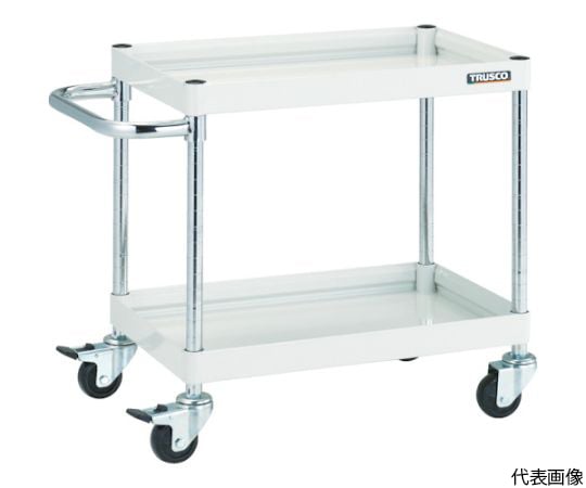 ツールワゴン ファルコンワゴン750X500 ゴム車輪 ヤンググリーン