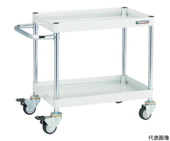 ツールワゴン ファルコンワゴン 600×400 ウレタン車輪 ヤンググリーン