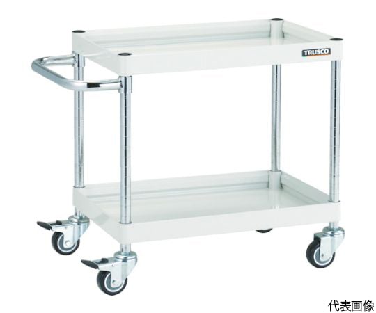 ツールワゴン ファルコンワゴン 750×500 ウレタン車輪 ヤンググリーン