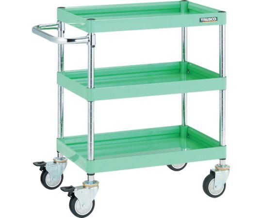 ツールワゴン ファルコンワゴン 900×600 ウレタン車輪 ヤンググリーン