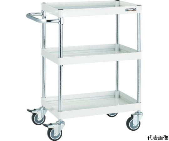 ツールワゴン ファルコンワゴン 600×400 ウレタン車輪 ヤンググリーン