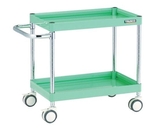 ツールワゴン ファルコンワゴン 600×400 ウレタン双輪車 ヤンググリーン