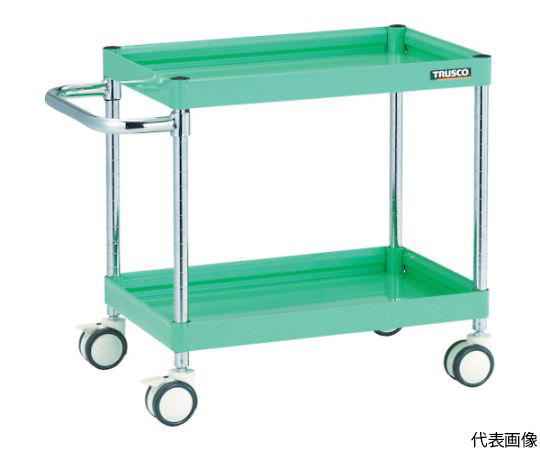 ツールワゴン ファルコンワゴン 900×600 ウレタン双輪車 ホワイト