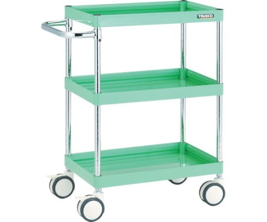 ツールワゴン ファルコンワゴン 750×500 ウレタン双輪車 ヤンググリーン