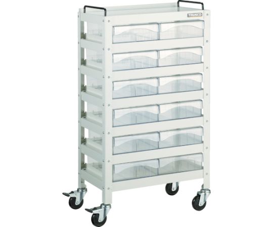 ツールワゴン ファイルラビット 540X330XH970 A4深引出X12