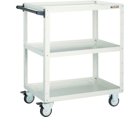 イーグルワゴン 750X500XH600 ウレタン車輪 ホワイト