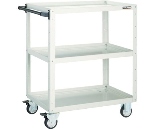 61-3094-29 イーグルワゴン 600X400XH880 ウレタン車輪 ホワイト EGW