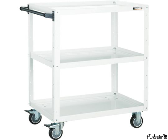 ツールワゴン イーグルワゴン 600X400XH880 ウレタン車輪 ヤンググリーン