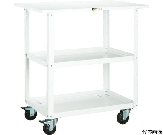 61-3094-62 ツールワゴン イーグルワゴン 600×400×H750 天板付 4輪自在