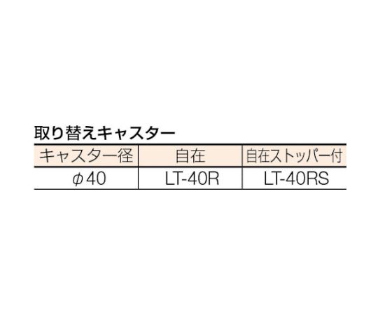 V型ツールワゴン　482X420XH798　4段　Pパネル付　VL-1P2