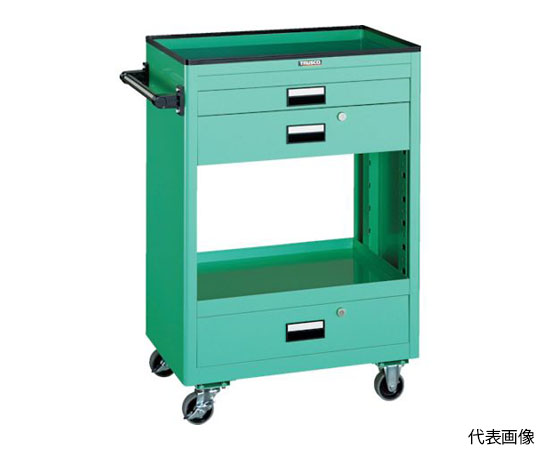 ツールワゴン　600X400　浅1深2引出付　W