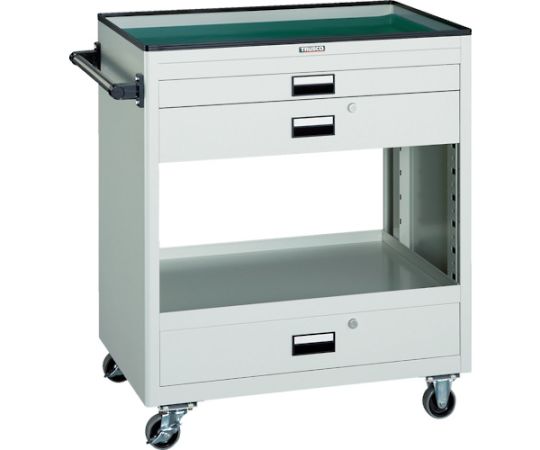 ツールワゴン　750X500　浅2深1引出付　W