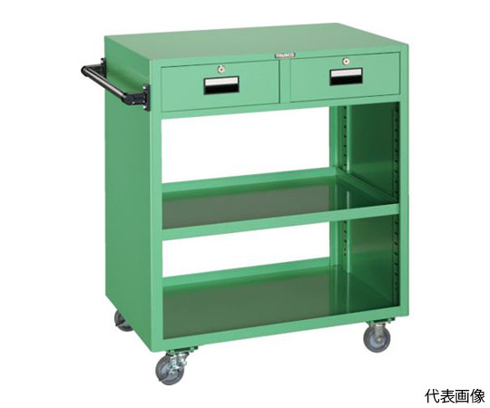 ツールワゴン　750X500XH880　引出付　YG