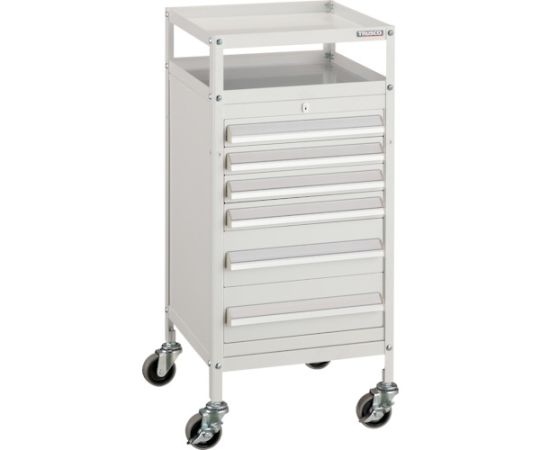 ミニキャビネットワゴン400X440X880LVR-541付　W