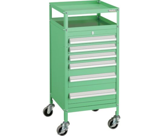 ミニキャビネットワゴン400X440X880LVR-541付　YG