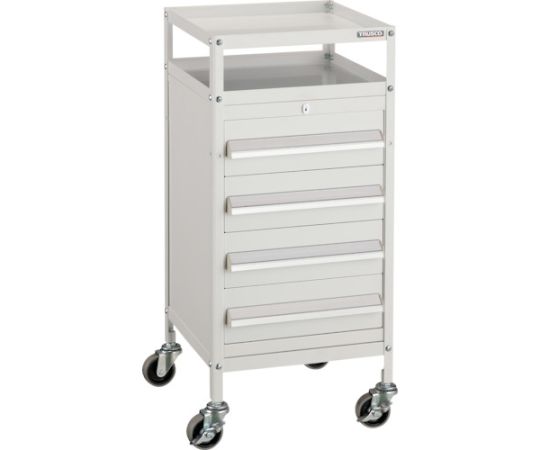 ミニキャビネットワゴン400X440X880LVR-542付　W