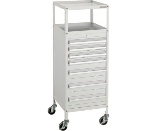 ミニキャビネットワゴン400X440X880LVR-661付　W