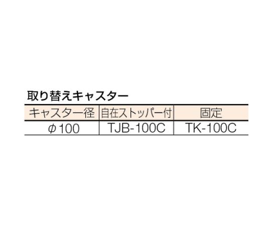 大型ツールワゴン　1160X550XH1080　引出4段付　NTS-510