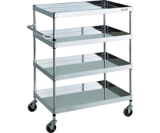 ステンレスワゴン クリーンフェニックスワゴン SUS304 W900×D600×H1200 4段 SUS金具