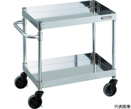 ステンレス製ワゴン クリーンフェニックスワゴン SUS430 W1200×D600×H600 2段