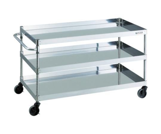 ステンレス製ワゴン クリーンフェニックスワゴン SUS430 W1200×D600×H740 3段
