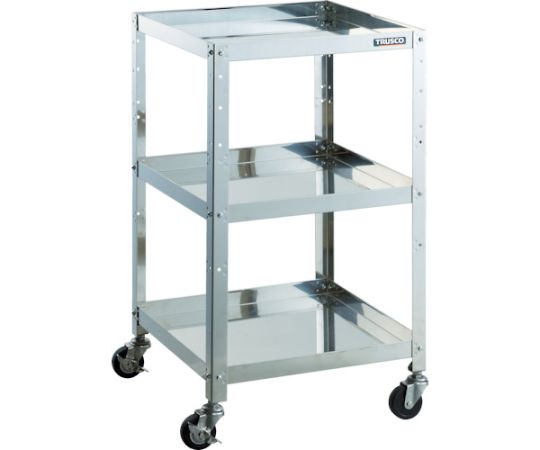 クリーンラビット　75φ導電車SUS金具　500×500×H880　3段