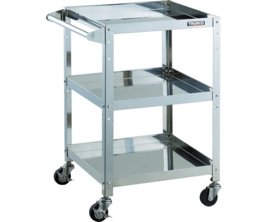 クリーンラビット　75φ導電車SUS金具ハンドル付