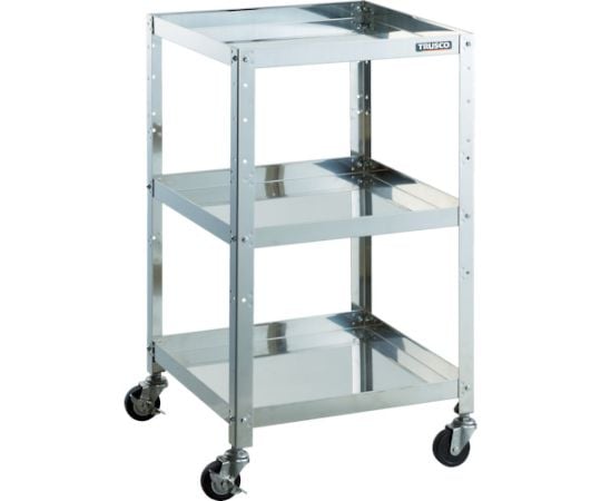 クリーンラビット　75φ導電車SUS金具ハンドル付　引出付