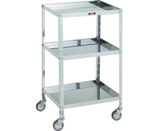 V型ステンレスワゴン　482X420XH835　3段