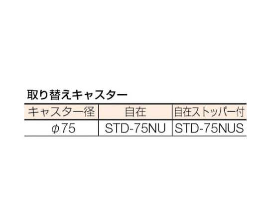 61-3103-55 SUS304ステンレスワゴン W620XD420XH800 SUS3-511A 【AXEL