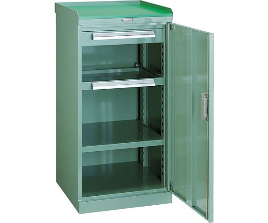 スライド工具キャビネット 501X551 コボレ止め天板付