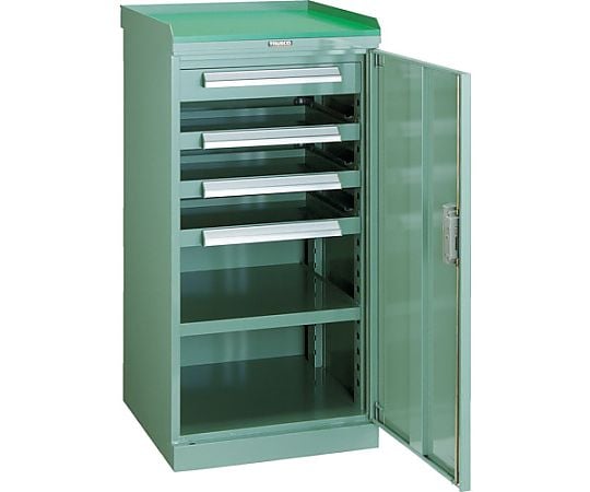 スライド工具キャビネット 501X551 コボレ止め天板付