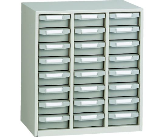 バンラックケースB型　3列8段　ネオグレー