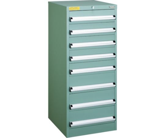 VE5S型中量キャビネット 500×550×H1200 引出8段